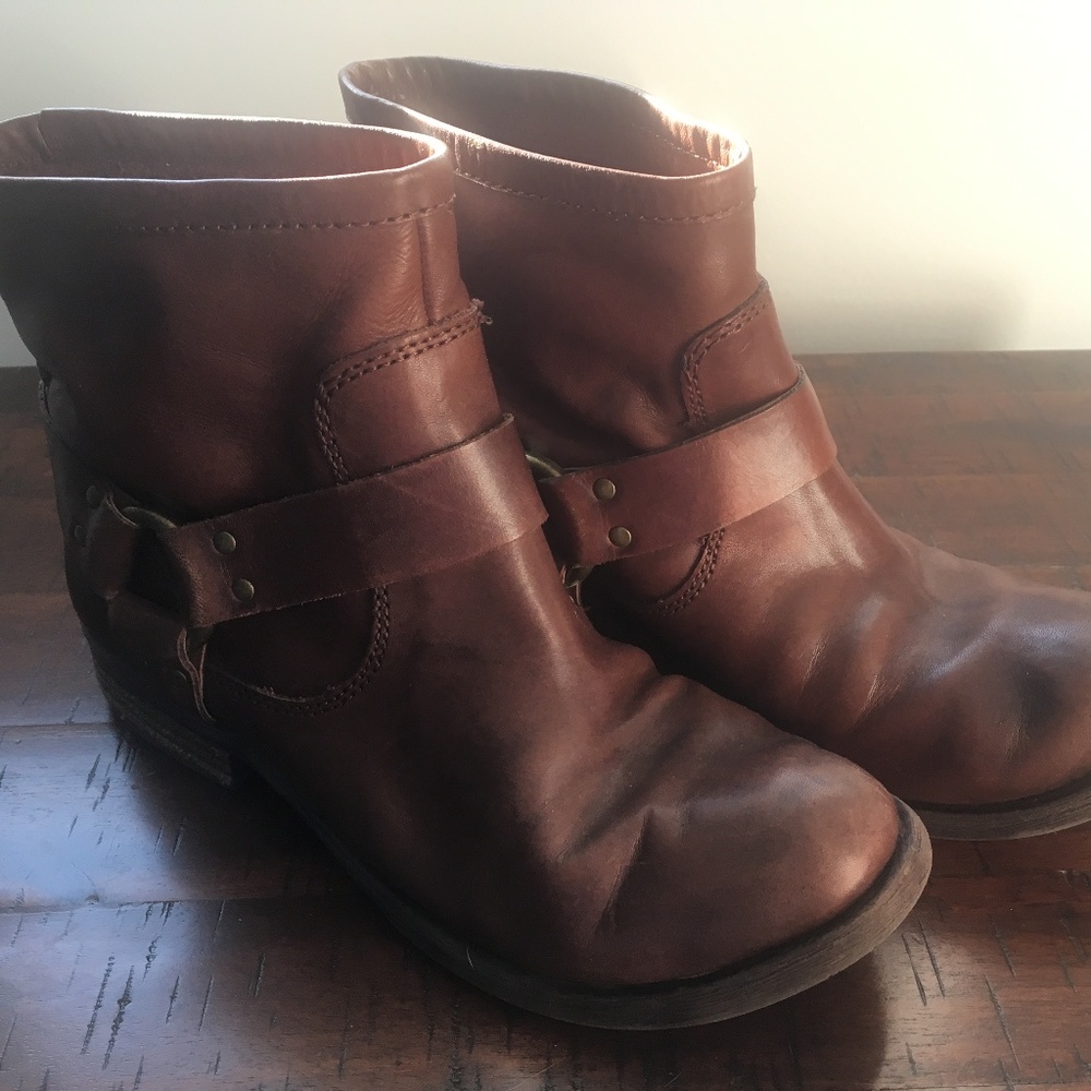 Lucky Brand leather ankle boots